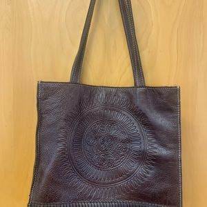 Patricia Nash Brown leather tote